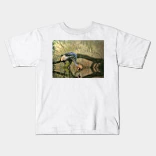 Crane Reflections Kids T-Shirt